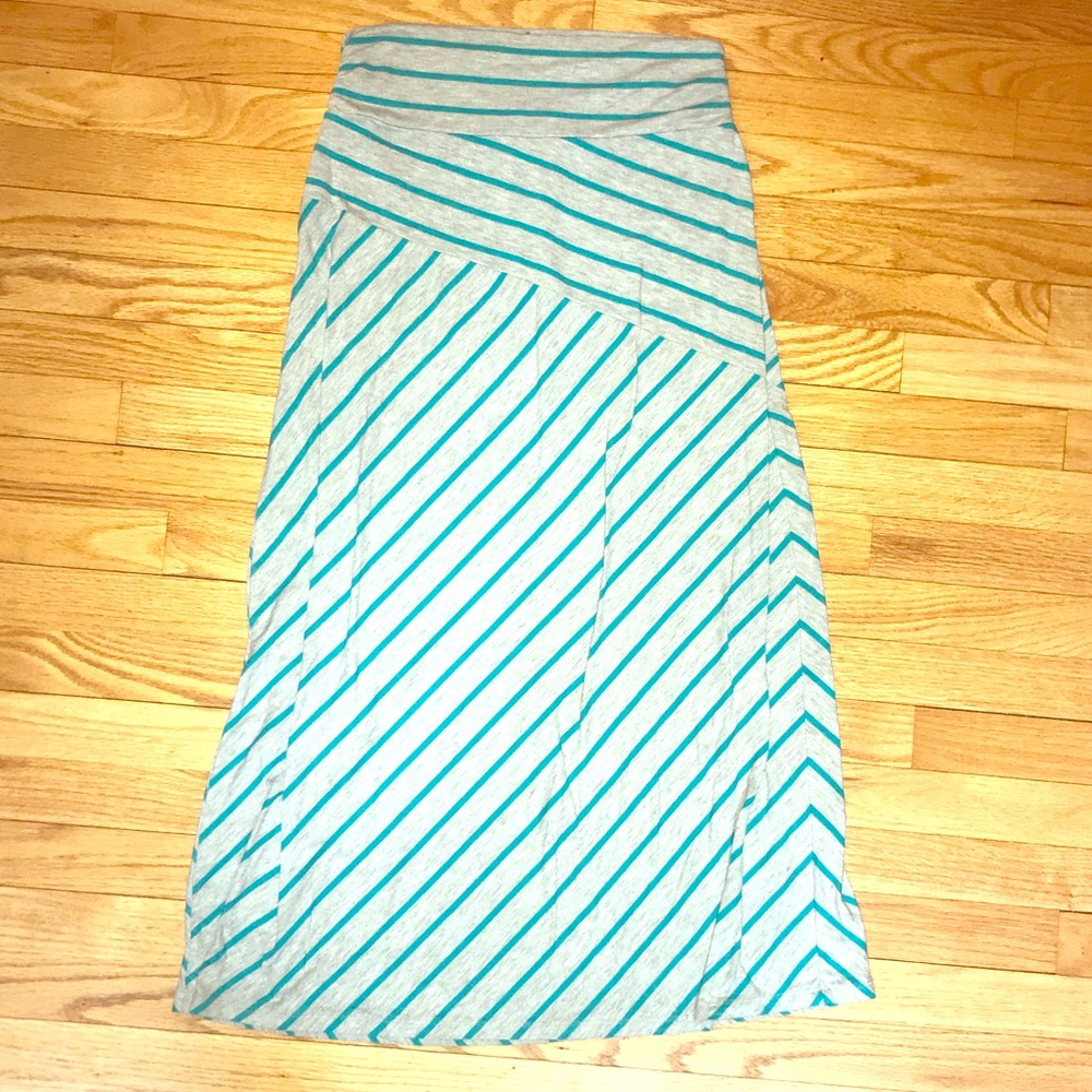 Striped Maxi Skirt